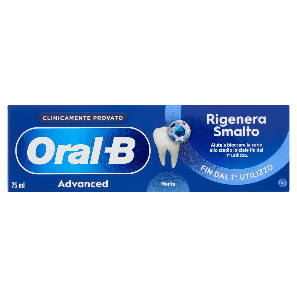 Oral-B Advanced Dentifricio Rigenera Smalto Menta 75 ml